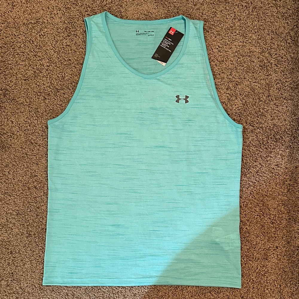 Under Armour Men's Light Blue Tank Top